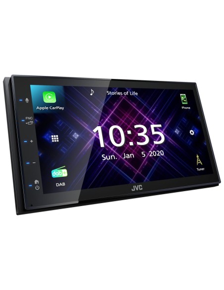 KW-M565DBT receptor multimedia para coche Negro 200 W Bluetooth