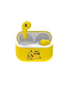 Pokémon Pikachu Auriculares Inalámbrico Dentro de oído Llamadas/Música Bluetooth Amarillo