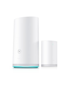 WiFi Q2 Pro (1 Base + 1 Satellite) router inalámbrico Gigabit Ethernet Doble banda (2,4 GHz / 5 GHz) Blanco