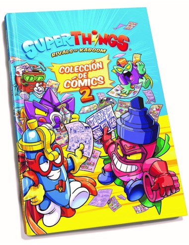 Libro Coleccionista Comics Superthings MAX Series 4 5 y Secret Spies