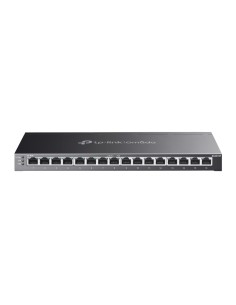 Omada SG2016P switch Gestionado L2/L2+ Gigabit Ethernet (10/100/1000) Energía sobre Ethernet (PoE) Negro