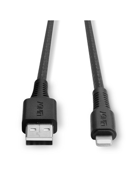 31290 cable de conector Lightning 0,5 m Negro