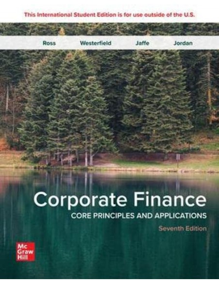 Corporate Finance Core Principles And Applications