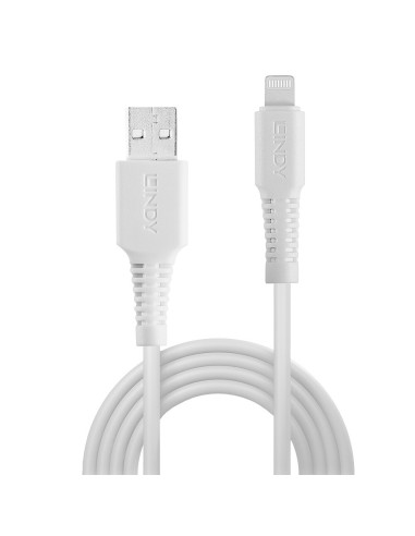 31326 cable de conector Lightning 1 m Blanco