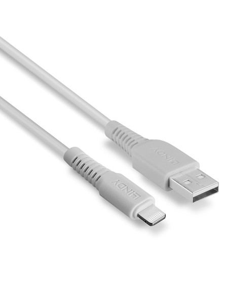 31326 cable de conector Lightning 1 m Blanco