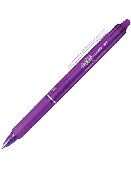 C 12 boligrafo frixion clicker ball 07mm violeta borrable