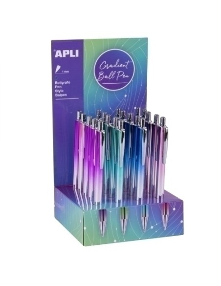 BOLIGRAFO APLI GRADIENT METAL EXP.20