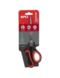 TIJERAS APLI  21cm. ERGONOMICA - Pack de 12 unidades