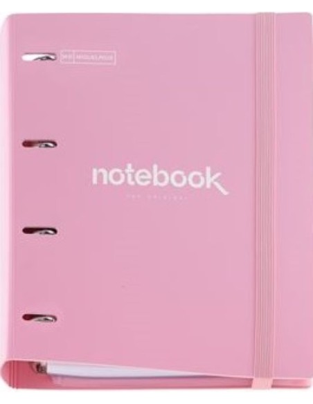 Carpebloc a4 4 anillas 35mm polyfoam color rosa emotions