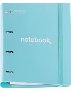 Carpebloc a4 4 anillas 35mm polyfoam color azul cielo emotions