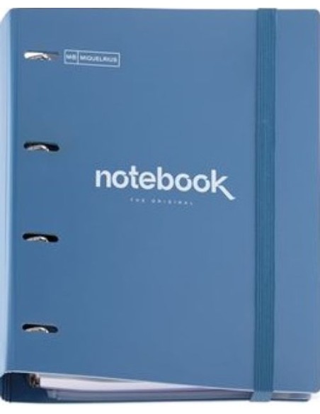 Carpebloc a4 4 anillas 35mm polyfoam color azul marino emotions