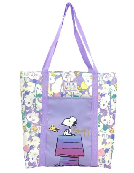 BOLSA DE TELA CON BOLSILLO SNOOPY 1950