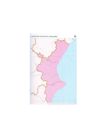 Paq 50 mapas cvalenciana politico mudos