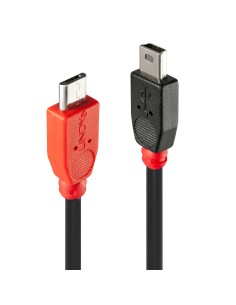 31717 cable USB 0,5 m USB 2.0 Mini-USB B Micro-USB B Negro, Rojo