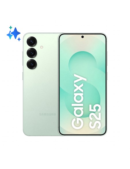 Galaxy S25 15,8 cm (6.2") SIM doble Android 15 5G USB Tipo C 12 GB 256 GB 4000 mAh Color menta