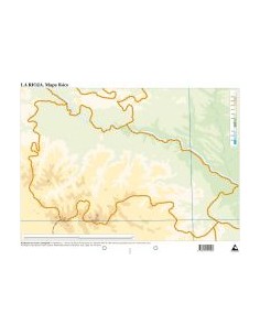 Paq 50 mapas la rioja fisico mudos