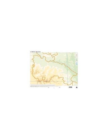 Paq 50 mapas la rioja fisico mudos