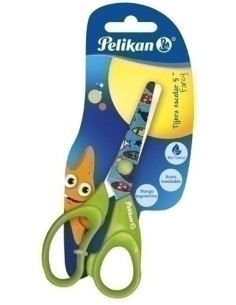 TIJERAS ESC. PELIKAN FANCY 5 BLISTER de - Pack de 12 unidades