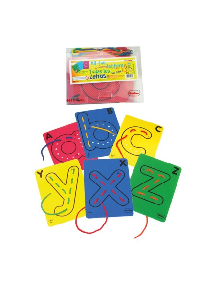 HILAR LETRAS 28 TAR. PLAST+10 CORDONES HENBEA 805