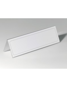 8053-19 portanombre no metálico Transparente Pack 1 Unid.