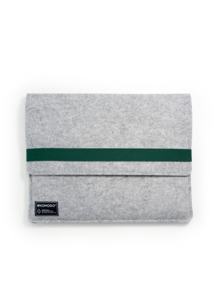 HR-014 maletines para portátil 38,1 cm (15") Funda Verde, Gris