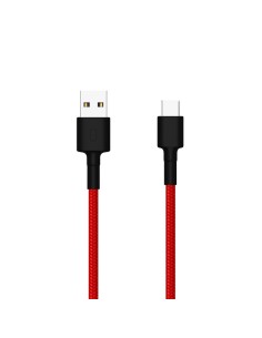 SJV4110GL cable USB 1 m USB A USB C Negro, Rojo
