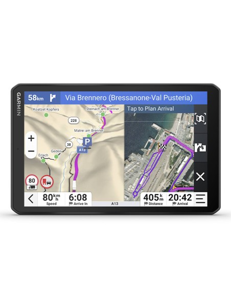 dezl LGV820 navegador Fijo 20,3 cm (8") TFT Pantalla táctil 405 g Negro