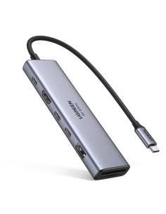 REVODOK 7-IN-1 4K@60HZ HDMI DOCK Acoplamiento Base Gris