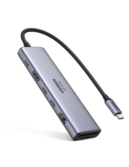 REVODOK 7-IN-1 4K@60HZ HDMI DOCK Acoplamiento Base Gris