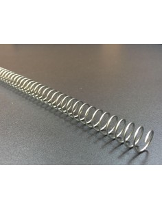 PACK 100 ESPIRALES FELLOWES MET. PLATA 20MM