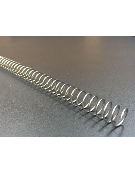 PACK 100 ESPIRALES FELLOWES MET. PLATA 20MM