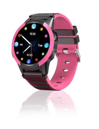 Slim 3,25 cm (1.28") IPS Digital Pantalla táctil Rosa GPS (satélite)