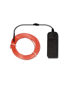 Tiras LED neón, 5 metros, recortables, multiusos, rojo