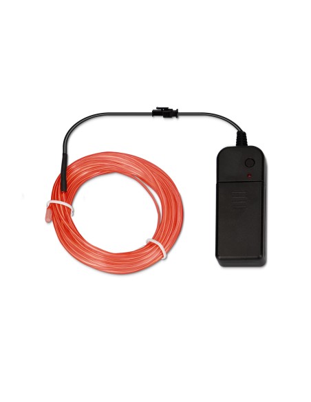 Tiras LED neón, 5 metros, recortables, multiusos, rojo