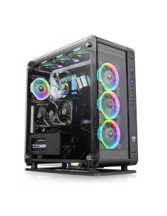 Core P6 Tempered Glass Mid Tower Midi Tower Negro