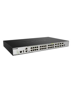 DGS-3630-28TC Gestionado L3 Gigabit Ethernet (10/100/1000) 1U Negro