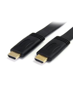 Cable HDMI de alta velocidad con Ethernet 5m Plano - 2x HDMI Macho - Ultra HD 4k x 2k - Negro