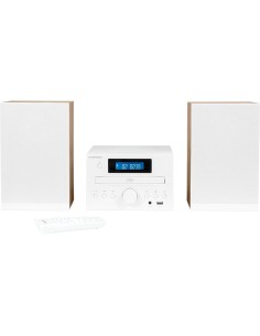 MIC122BT Microcadena de música para uso doméstico 10 W Negro, Plata