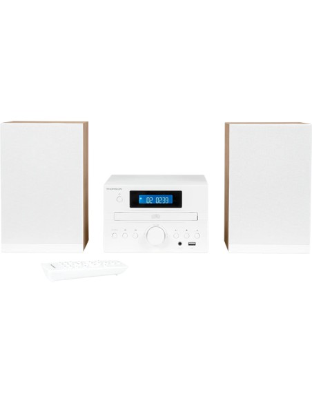 MIC122BT Microcadena de música para uso doméstico 10 W Negro, Plata