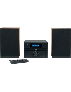 MIC122BT Microcadena de música para uso doméstico 10 W Negro, Plata