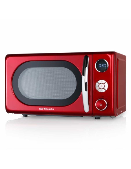 MIG 2042 microondas Encimera Microondas combinado 20 L 700 W Negro, Rojo