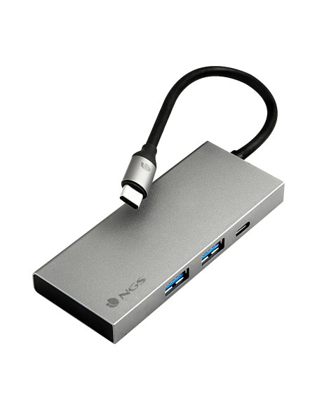 WONDER DOCK4 PRO Alámbrico USB 3.2 Gen 1 (3.1 Gen 1) Type-C Aluminio
