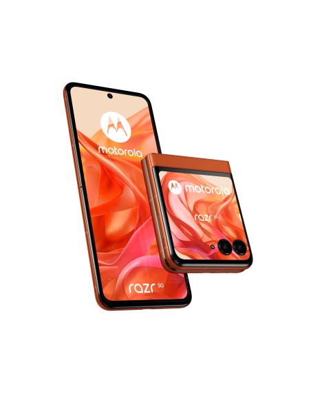 razr 50 17,5 cm (6.9") SIM doble Android 14 5G USB Tipo C 8 GB 256 GB 4200 mAh Naranja
