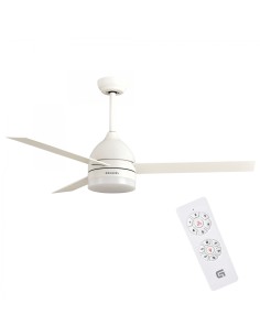 SKYECO-42 ventilador Blanco, Madera