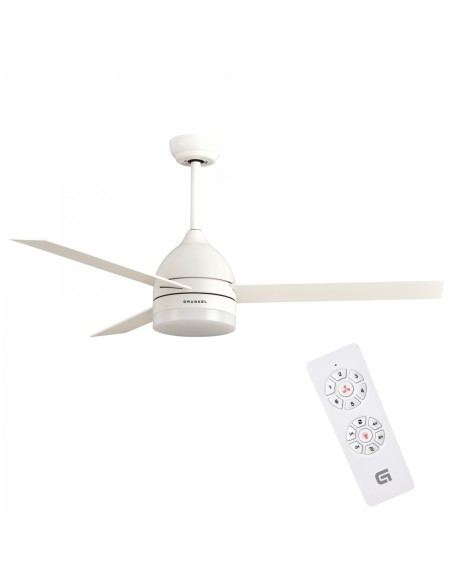 SKYECO-42 ventilador Blanco, Madera