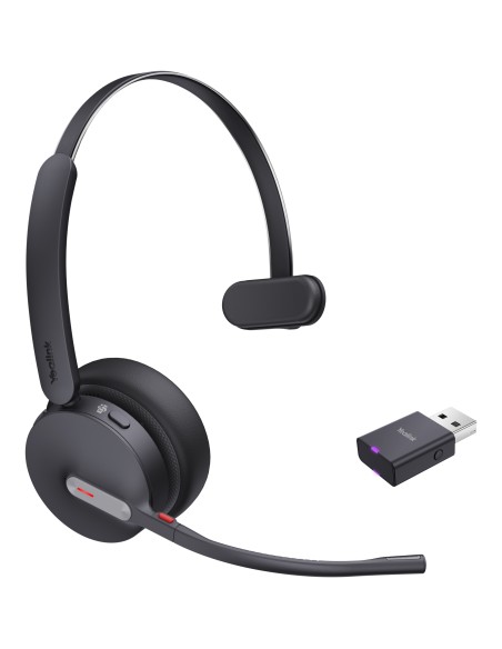 WH64 Hybrid Mono Teams Auriculares Inalámbrico Diadema Oficina/Centro de llamadas MicroUSB Bluetooth Negro