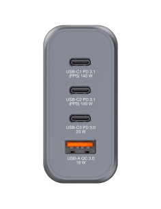 GNC-140 Universal Negro, Gris Corriente alterna Carga rápida Interior 2