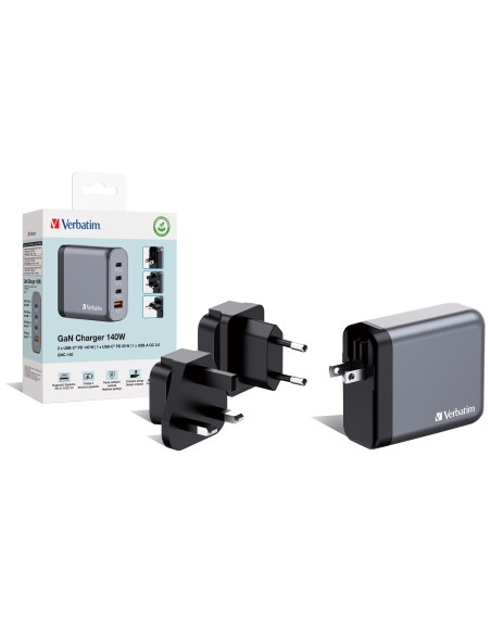 GNC-140 Universal Negro, Gris Corriente alterna Carga rápida Interior