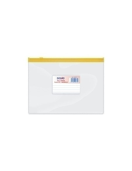 DOSSIER SOBRE DOHE ZIP A5 APAIS.PVC AMAR - Pack de 24 unidades
