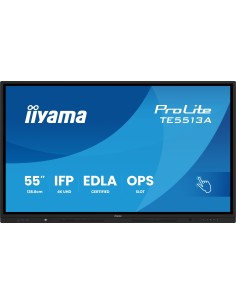 TE9813A-B1AG pantalla de señalización Panel plano interactivo 2,48 m (97.5") Wifi 450 cd / m² 4K Ultra HD Negro Pantalla táctil 